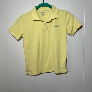 Crewcuts J.crew Yellow Polo With Embroidery Detail Critter Size M